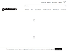 Tablet Screenshot of goldmarkart.com